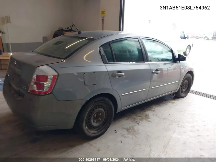 3N1AB61E08L764962 2008 Nissan Sentra 2.0S