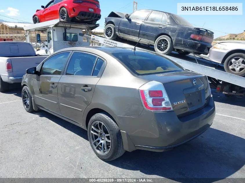 3N1AB61E18L658486 2008 Nissan Sentra 2.0S