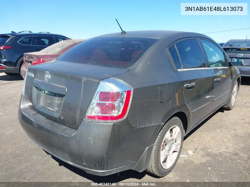 3N1AB61E48L613073 2008 Nissan Sentra 2.0S