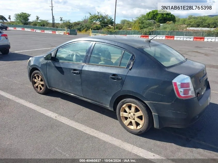 3N1AB61E28L765398 2008 Nissan Sentra 2.0Sl