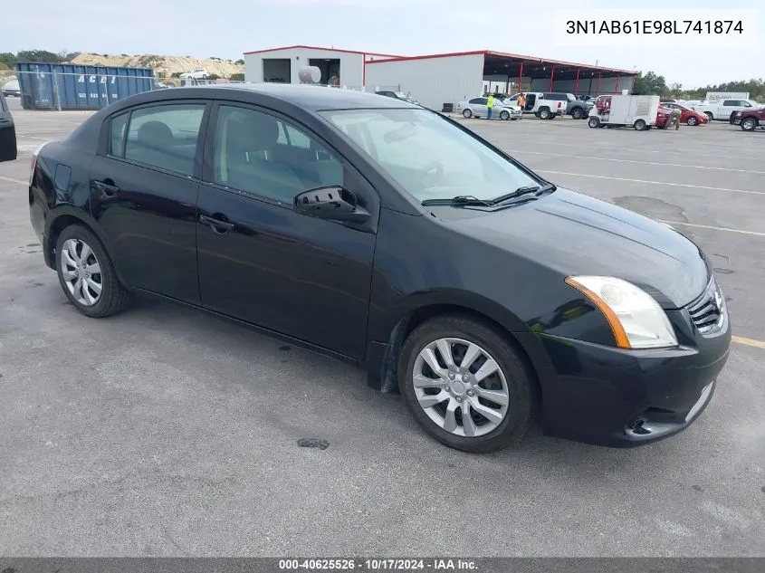 3N1AB61E98L741874 2008 Nissan Sentra 2.0S