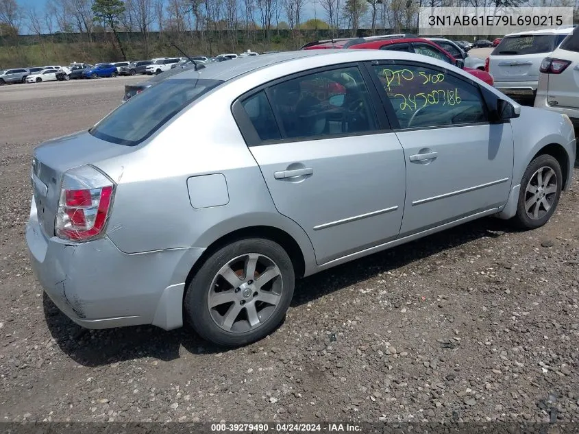 3N1AB61E79L690215 2009 Nissan Sentra 2.0