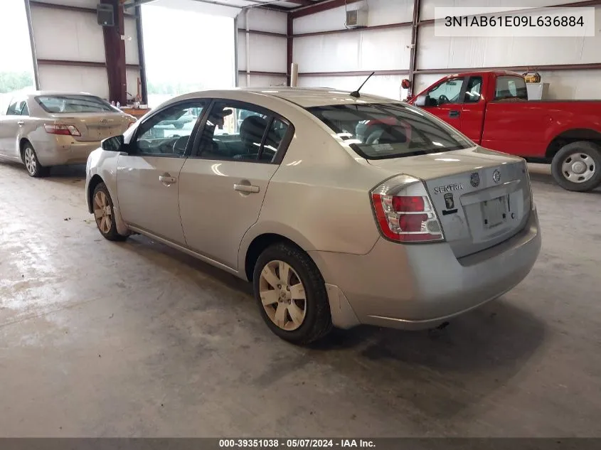 3N1AB61E09L636884 2009 Nissan Sentra 2.0