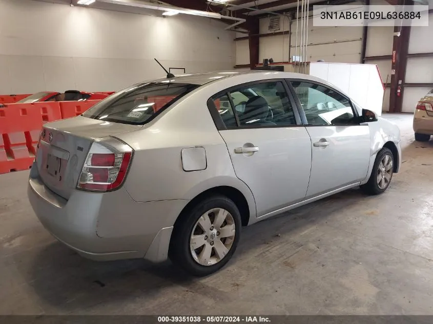 3N1AB61E09L636884 2009 Nissan Sentra 2.0