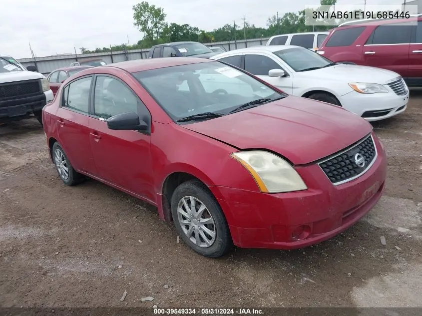 3N1AB61E19L685446 2009 Nissan Sentra 2.0