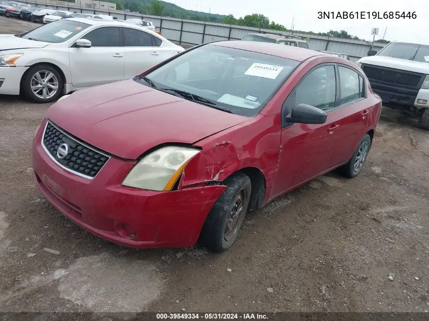 3N1AB61E19L685446 2009 Nissan Sentra 2.0