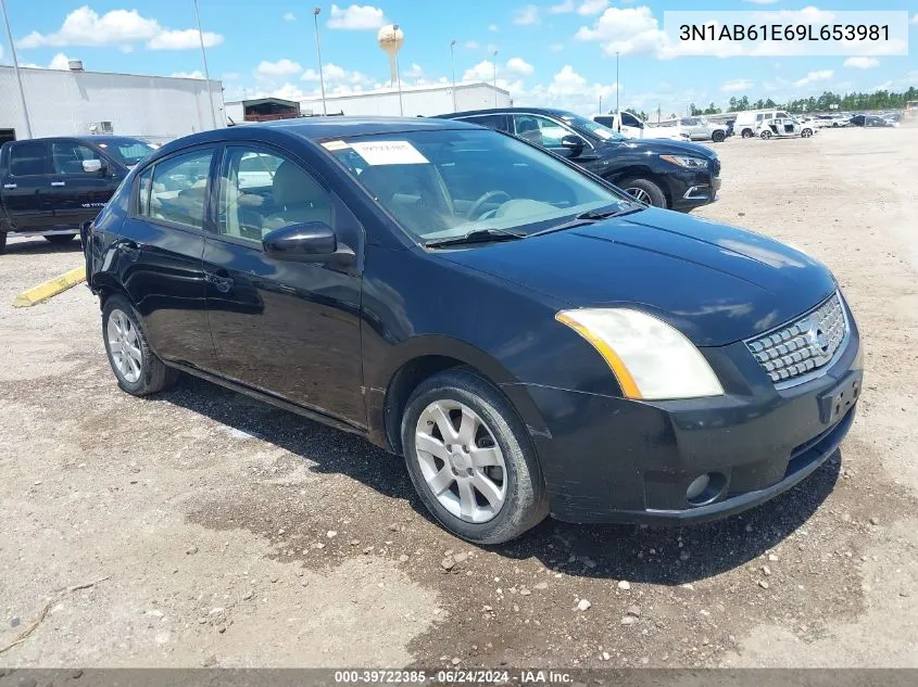 3N1AB61E69L653981 2009 Nissan Sentra 2.0Sl