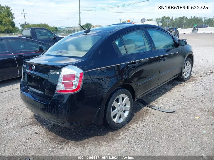 3N1AB61E99L622725 2009 Nissan Sentra 2.0S