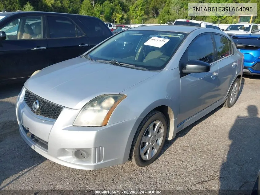 2009 Nissan Sentra 2.0/2.0S/2.0Sl VIN: 3N1AB61E39L664095 Lot: 40135679