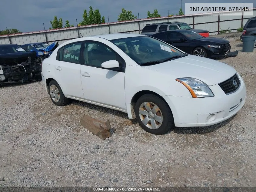 2009 Nissan Sentra 2.0 VIN: 3N1AB61E89L678445 Lot: 40184602