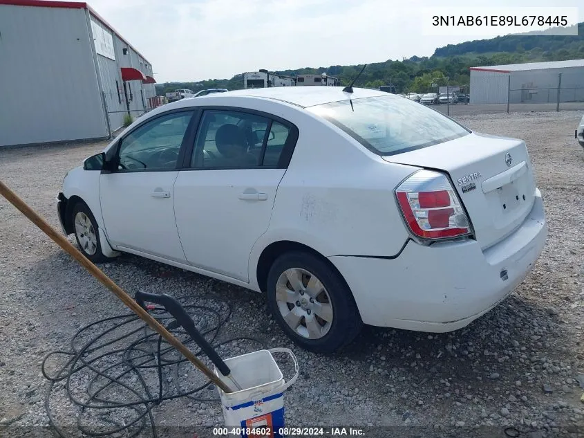 3N1AB61E89L678445 2009 Nissan Sentra 2.0