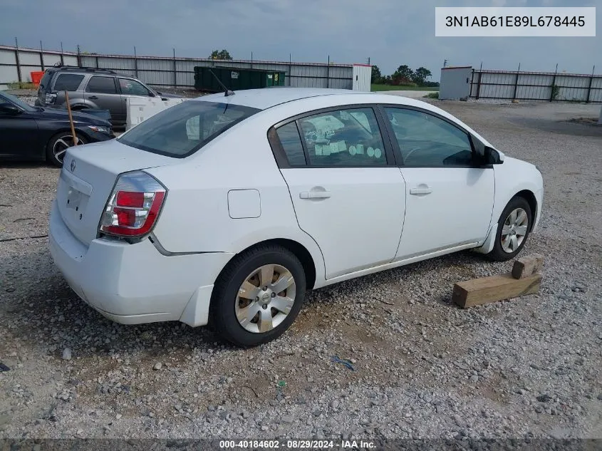 3N1AB61E89L678445 2009 Nissan Sentra 2.0