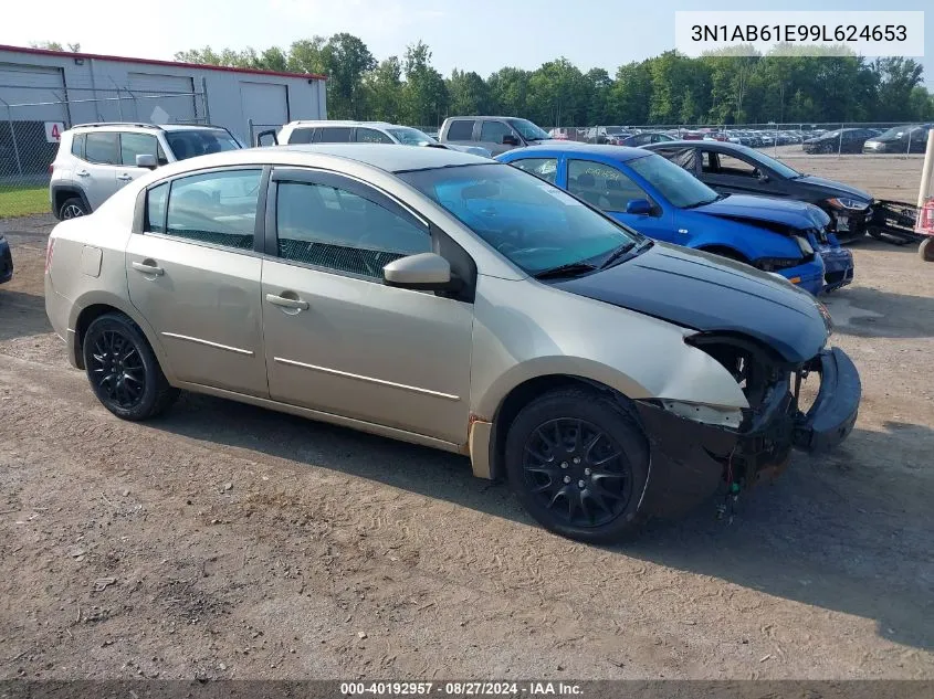 2009 Nissan Sentra 2.0S VIN: 3N1AB61E99L624653 Lot: 40192957