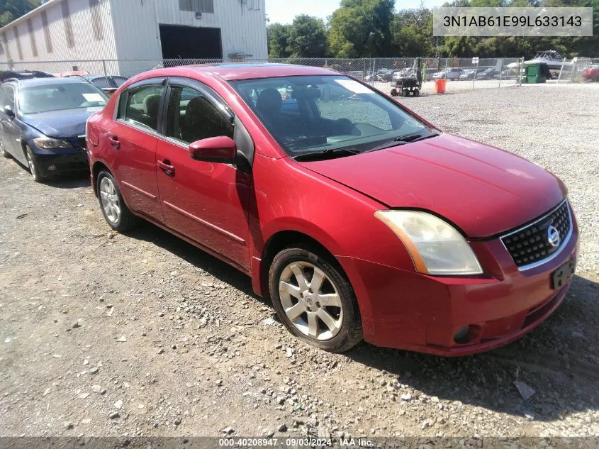 3N1AB61E99L633143 2009 Nissan Sentra 2.0S