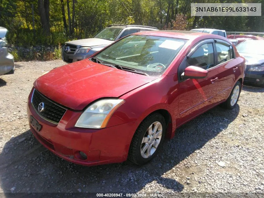 3N1AB61E99L633143 2009 Nissan Sentra 2.0S