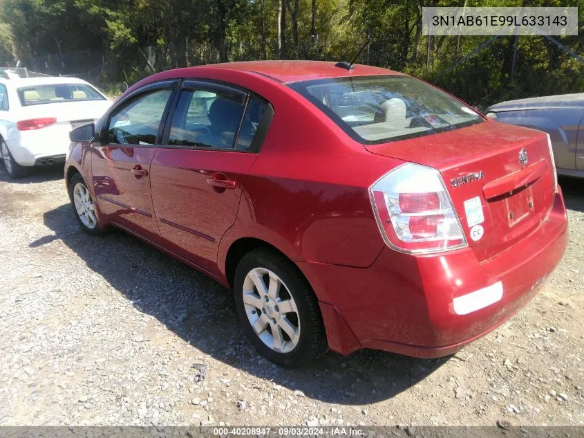 3N1AB61E99L633143 2009 Nissan Sentra 2.0S