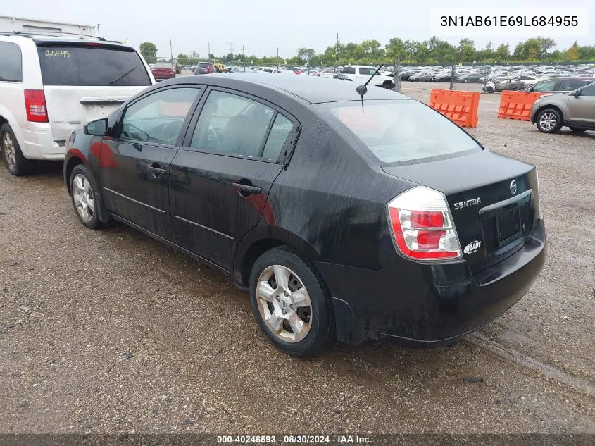 3N1AB61E69L684955 2009 Nissan Sentra 2.0S