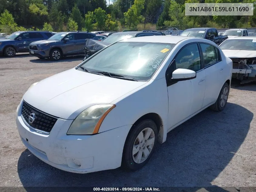 3N1AB61E59L611690 2009 Nissan Sentra 2.0