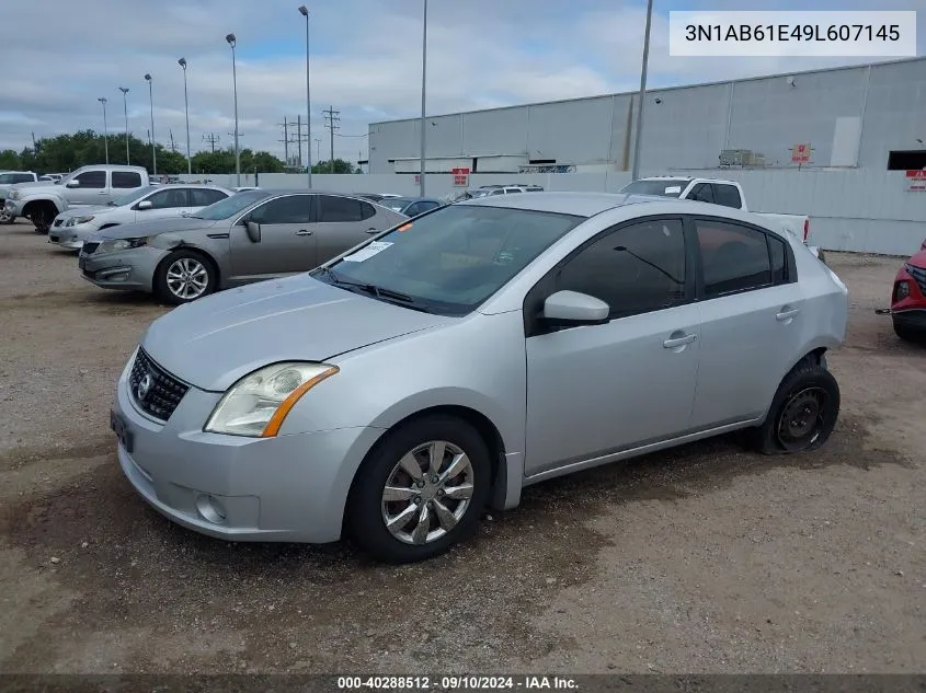 2009 Nissan Sentra 2.0 VIN: 3N1AB61E49L607145 Lot: 40288512