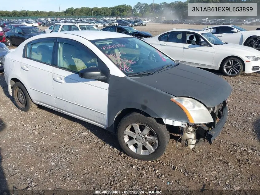 2009 Nissan Sentra 2.0/2.0S/2.0Sl VIN: 3N1AB61EX9L653899 Lot: 40299487