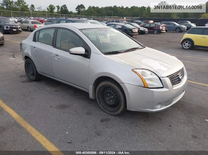 3N1AB61E09L660098 2009 Nissan Sentra 2.0S