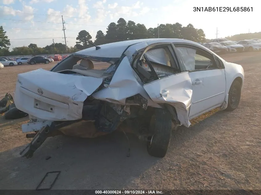 2009 Nissan Sentra 2.0/2.0S/2.0Sl VIN: 3N1AB61E29L685861 Lot: 40300624