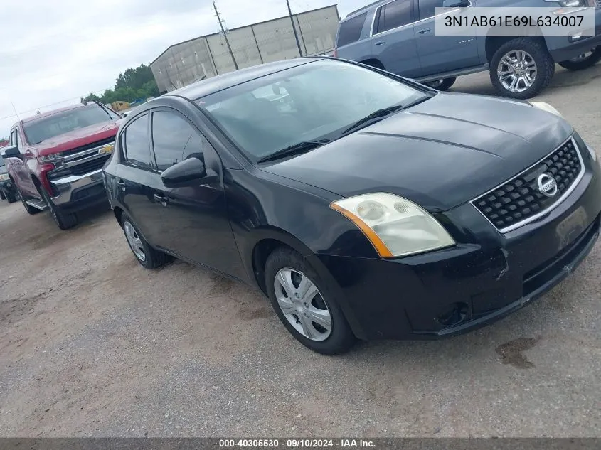 2009 Nissan Sentra 2.0 VIN: 3N1AB61E69L634007 Lot: 40305530