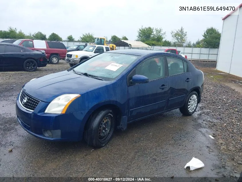 3N1AB61E59L649470 2009 Nissan Sentra 2.0S