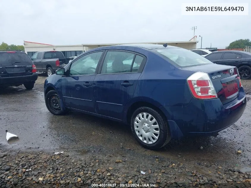 3N1AB61E59L649470 2009 Nissan Sentra 2.0S