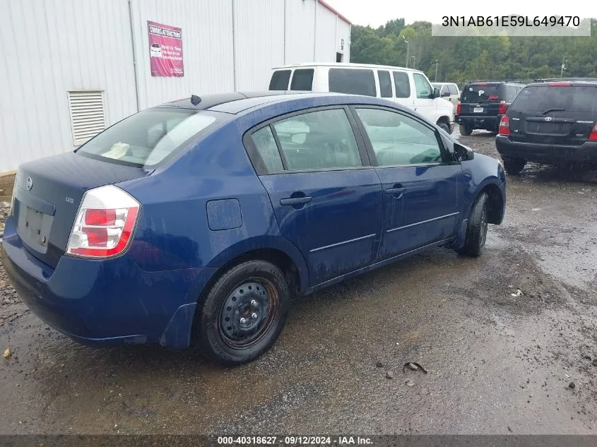 3N1AB61E59L649470 2009 Nissan Sentra 2.0S