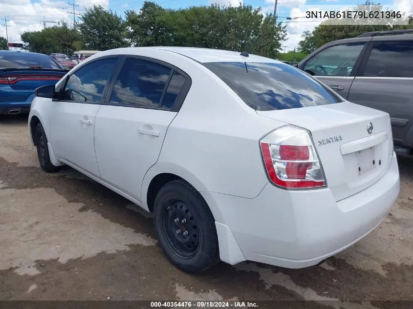 2009 Nissan Sentra 2.0 VIN: 3N1AB61E79L621346 Lot: 40354476