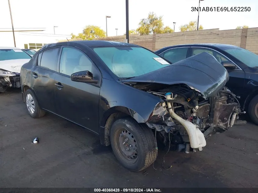 2009 Nissan Sentra 2.0 VIN: 3N1AB61E69L652250 Lot: 40360428