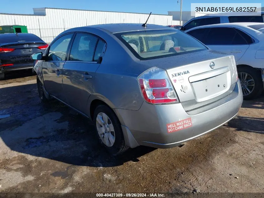 2009 Nissan Sentra 2.0 VIN: 3N1AB61E69L682557 Lot: 40427309