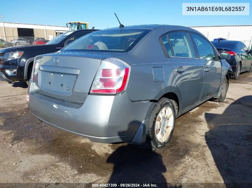 2009 Nissan Sentra 2.0 VIN: 3N1AB61E69L682557 Lot: 40427309