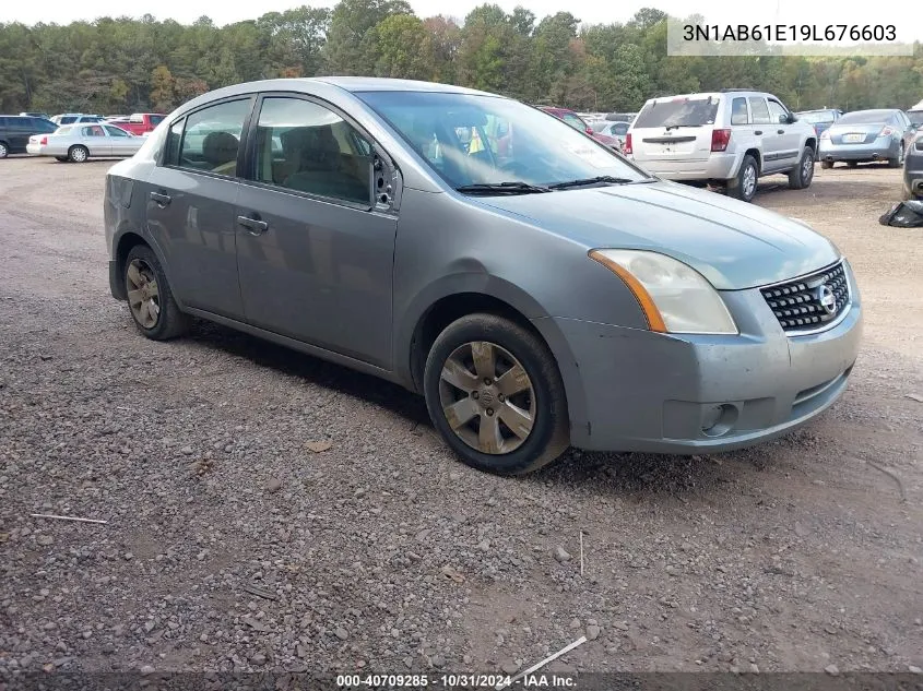 2009 Nissan Sentra 2.0 VIN: 3N1AB61E19L676603 Lot: 40709285