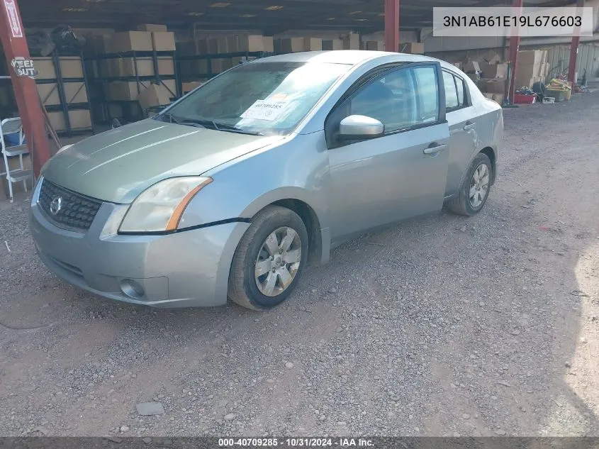 2009 Nissan Sentra 2.0 VIN: 3N1AB61E19L676603 Lot: 40709285