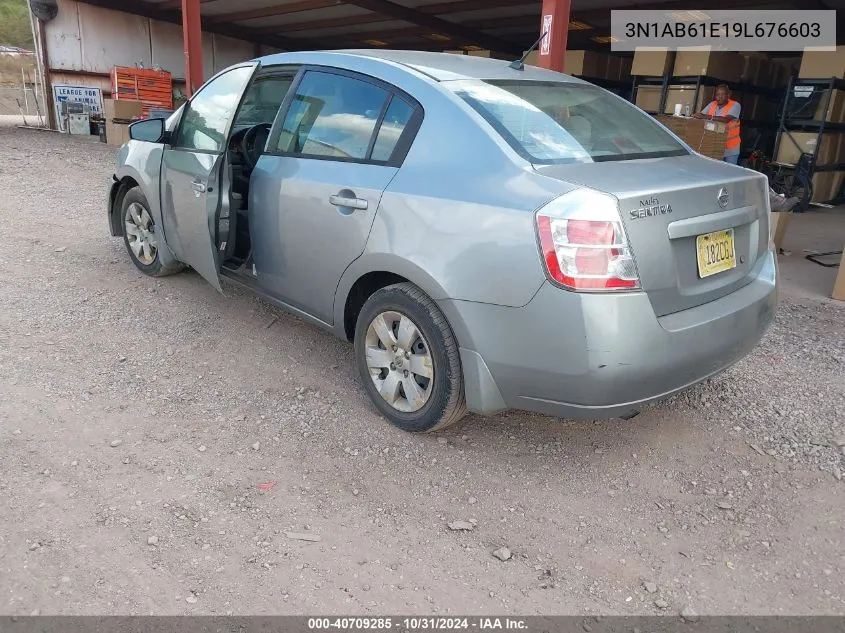 2009 Nissan Sentra 2.0 VIN: 3N1AB61E19L676603 Lot: 40709285