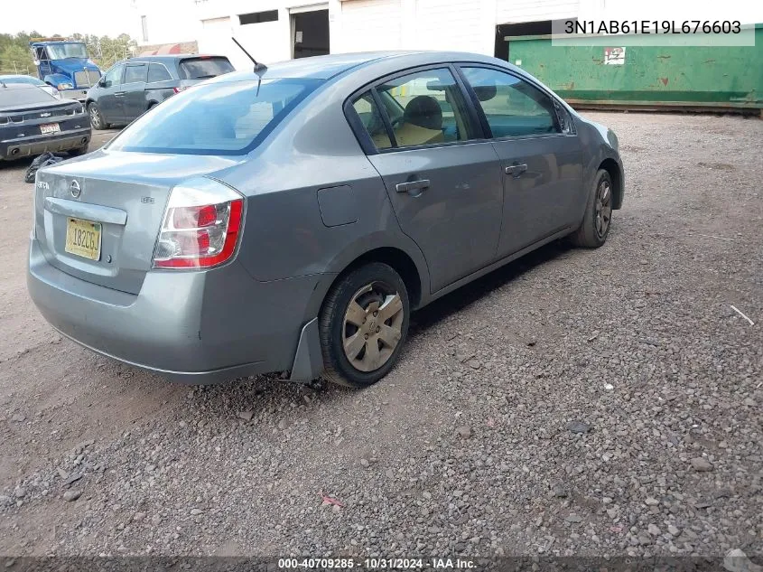 2009 Nissan Sentra 2.0 VIN: 3N1AB61E19L676603 Lot: 40709285