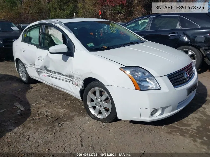 3N1AB61E39L678725 2009 Nissan Sentra 2.0Sl