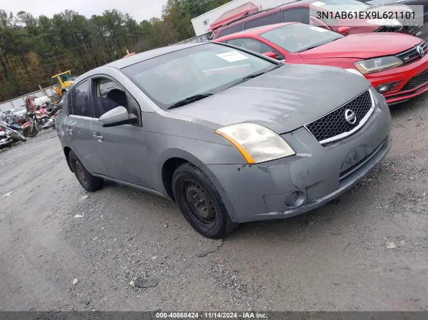 2009 Nissan Sentra 2.0 VIN: 3N1AB61EX9L621101 Lot: 40868424