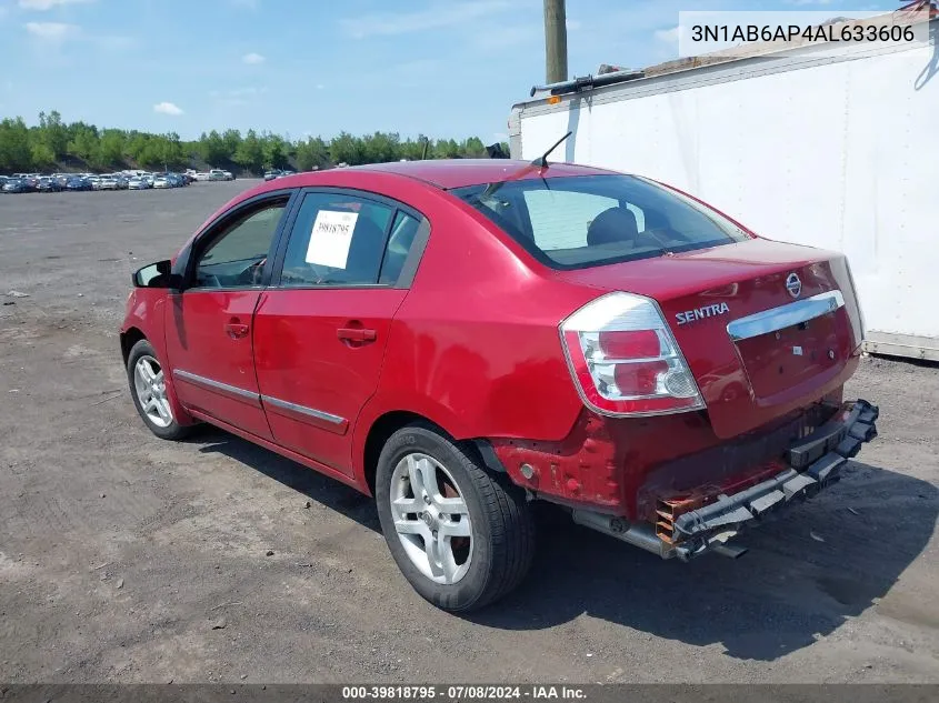 2010 Nissan Sentra 2.0/2.0S/Sr/2.0Sl VIN: 3N1AB6AP4AL633606 Lot: 39818795