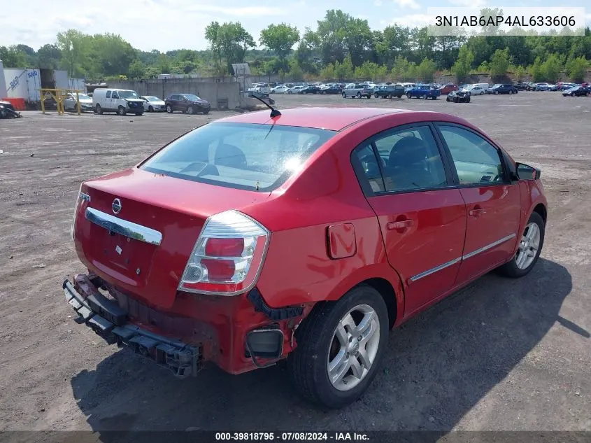 2010 Nissan Sentra 2.0/2.0S/Sr/2.0Sl VIN: 3N1AB6AP4AL633606 Lot: 39818795