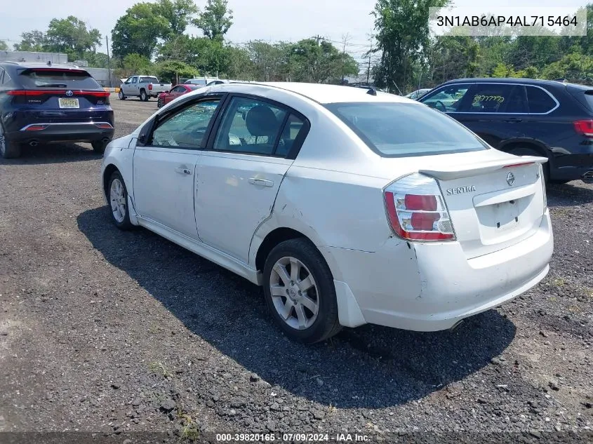 3N1AB6AP4AL715464 2010 Nissan Sentra 2.0Sr