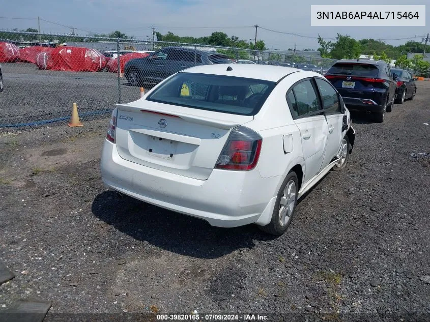 3N1AB6AP4AL715464 2010 Nissan Sentra 2.0Sr