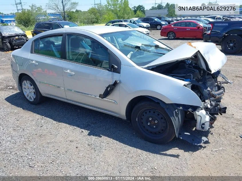 2010 Nissan Sentra 2.0S VIN: 3N1AB6AP0AL629276 Lot: 39850513