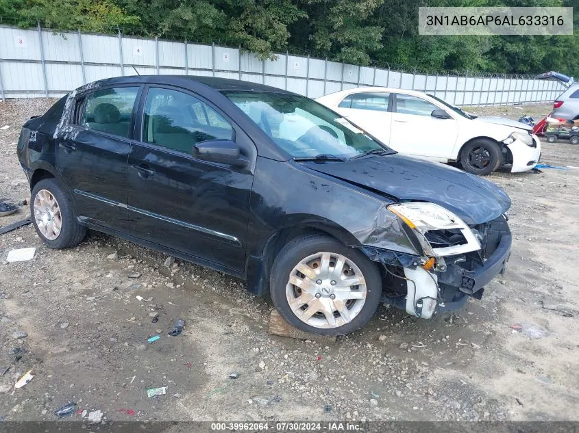 3N1AB6AP6AL633316 2010 Nissan Sentra 2.0S