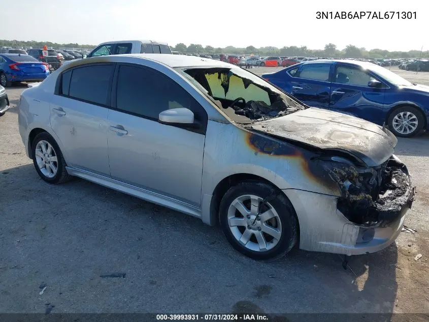 3N1AB6AP7AL671301 2010 Nissan Sentra 2.0Sr