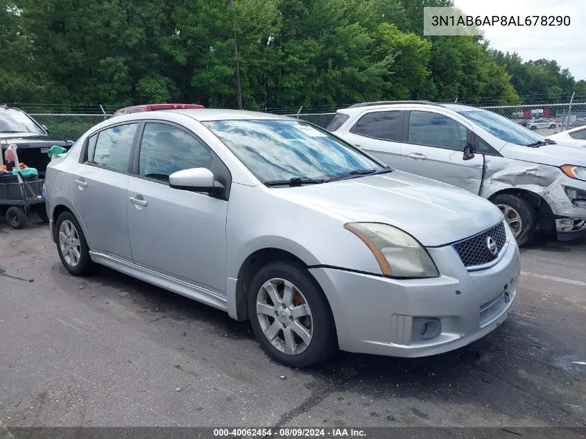 2010 Nissan Sentra 2.0Sr VIN: 3N1AB6AP8AL678290 Lot: 40062454