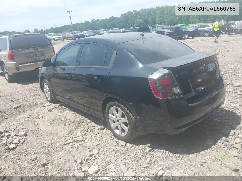 3N1AB6AP0AL660768 2010 Nissan Sentra 2.0Sr