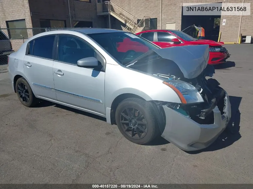 2010 Nissan Sentra 2.0S VIN: 3N1AB6AP1AL631568 Lot: 40157220